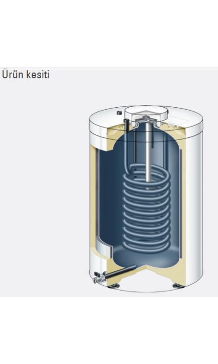 Viessmann Vitocell 100-W 300 Lt Ceraprotect Çift Serpantinli Boyler