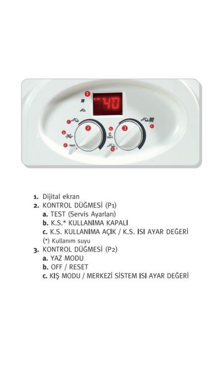 Maktek Omega 35 Elektrikli Kombi 30.100 Kcal/H