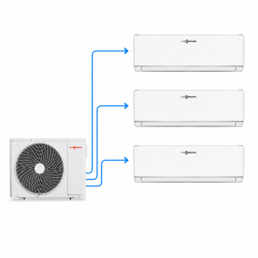 Viessmann Multi Klima 100-S 12 + 12 + 18 İç Ünite, 36 Dış Ünite (Bakır Borulama ve Montaj Hariçtir)