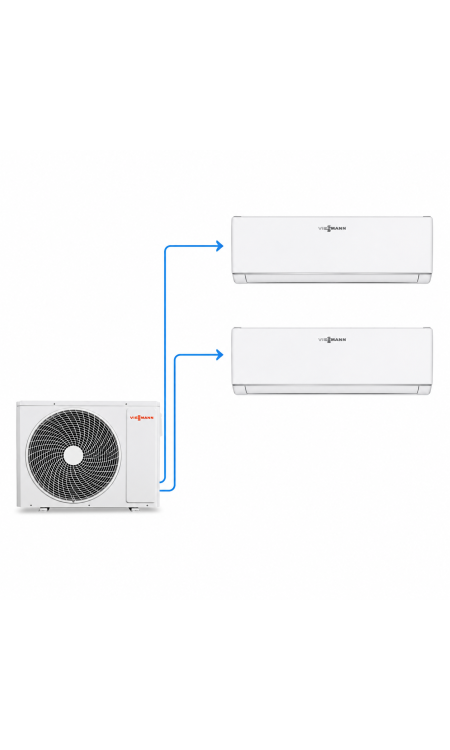 Viessmann Multi Klima 100-S 12 + 18 İç Ünite, 25 Dış Ünite (Bakır Borulama ve Montaj Hariçtir)