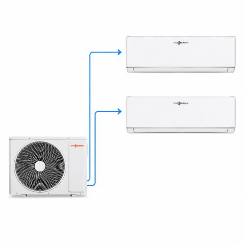 Viessmann Multi Klima 100-S 9 + 24 İç Ünite, 28 Dış Ünite (Bakır Borulama ve Montaj Hariçtir)